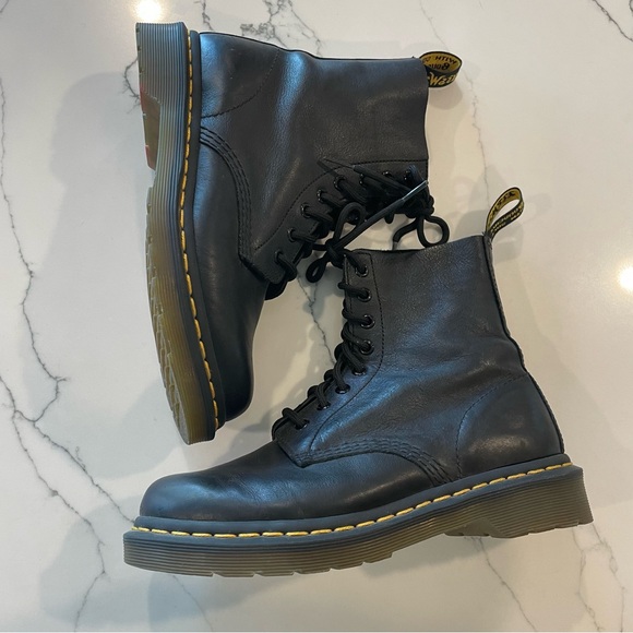 Dr. Martens Shoes - Dr. Martens Black Pascal Lace up Boots